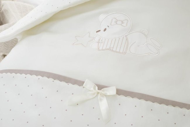 КПБ "LE PETIT BEBE", молочно-кофейный 3 пр., Арт. ПБ3-01.5 КПБ "LE PETIT BEBE", молочно-кофейный 3 пр., Арт. ПБ3-01.5